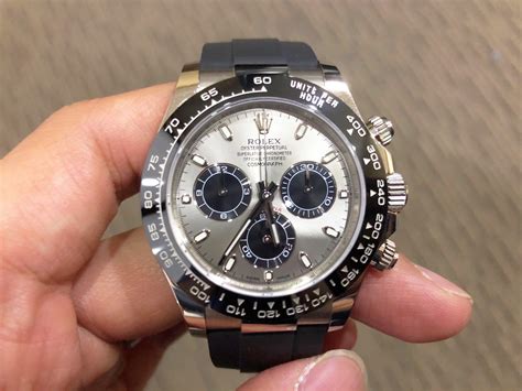 gold rolex daytona white face|rolex daytona oysterflex white gold.